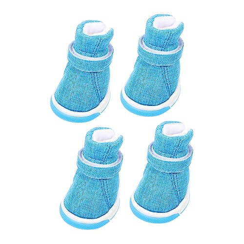 Gatuida 4 Teiliges Haustier Schuh Set Wasserdicht Pfotenschutz Hundesocken Pfotenbalsam Hundepfotenreiniger Hundestiefel Für Draußen Pawpaw Liner Hunderegenstiefel von Gatuida