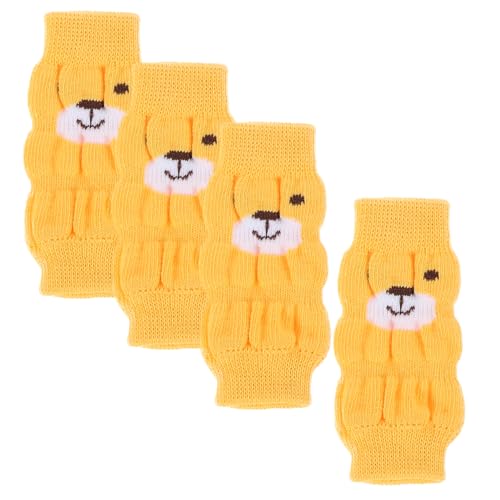 Gatuida 4Stücke Baumwoll Hundesocken Rutsch Hundebeinschoner Für Haustiere Niedliches Design Für Kleine Und Mittlere Schutz Für Empfindliche von Gatuida