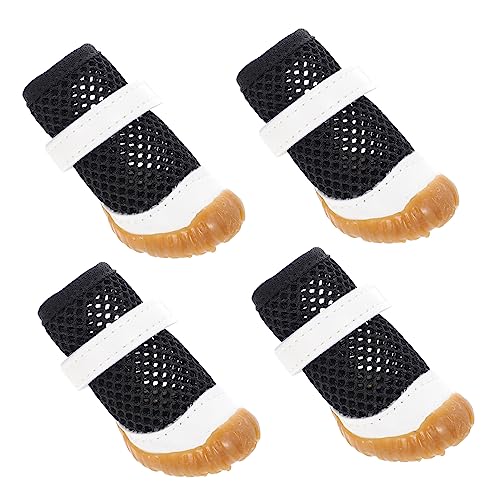 Gatuida 4Stücke Hundeschuhe Atmungsaktive Sommerstiefel für Rutschfestes Design für Heiße Kleine bis Große Gatuida 4Stücke Hundeschuhe Atmungsaktive Sommerstiefel für Rutschfestes Design für Heiße Kleine bis Große von Gatuida