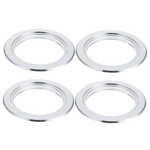 Gatuida 4er-Box Anti- Für Zuchtbox Schutz Nest Verschachtelung Zubehör Loch Zuchtkoffer Anti-Biss-Ring Silver Aluminium von Gatuida