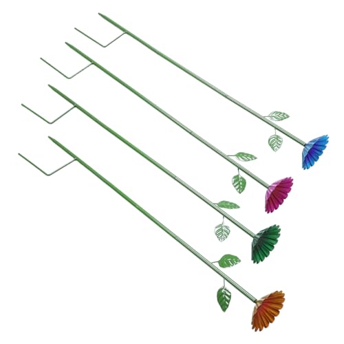 Gatuida 4stücke Futterspender Für Draußen Mit Metallpfahl Vogelbadeschale Und Bienenwasserbecher Vogelfutternäpfe Für Garten Inklusive Bodeneinsatz in Blumenform von Gatuida