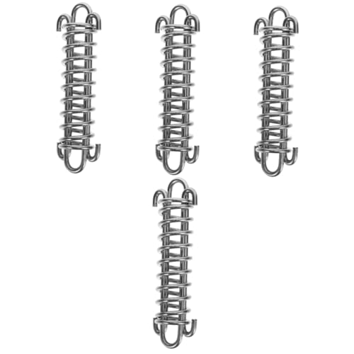 Gatuida 4stücke Hundeleine Mit Feder Stoßdämpfend Edelstahl Für Große Hunde Outdoor-aktivitäten Maximale Zugkraft Für Langlebig Und Sicher von Gatuida