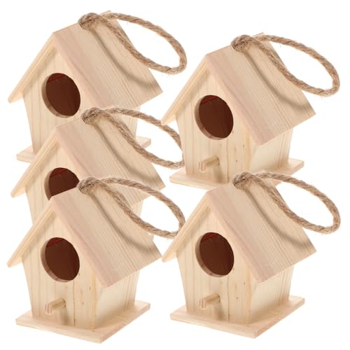 Gatuida 5 Stück Mini Vogelhaus aus Holz Imitation Bird Nest für Garten und Wohnungsdekoration Kreative Ornamente für DIY Mikro Landschaften Zufällige Schnurfarbe Zufällige Gatuida 5 Stück Mini Vogelhaus aus Holz Imitation Bird Nest für Garten und Wohnungsdekoration Kreative Ornamente für DIY Mikro Landschaften Zufällige Schnurfarbe Zufällige von Gatuida