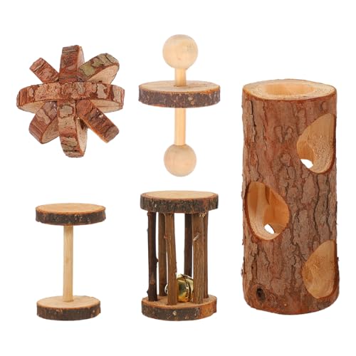 Gatuida 5 Stück Hamster Spielzeug aus Holz Kauspielzeug für Kleintiere Zahnpflege Zubehör für Hamster Zwerghamster und Kleine Haustiere Gatuida 5 Stück Hamster Spielzeug aus Holz Kauspielzeug für Kleintiere Zahnpflege Zubehör für Hamster Zwerghamster und Kleine Haustiere von Gatuida