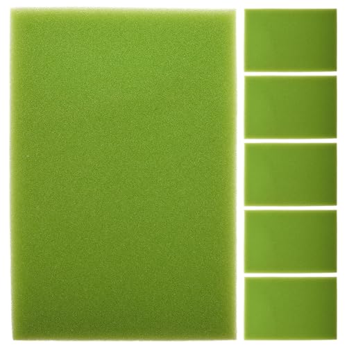 Gatuida 6-teiliges Teichfilter-Schwammpad – Ersatz-Schwammfiltermedium für Aquarien – Wiederverwendbare Vorfiltermatte für Aquarien und Teichwasserreiniger Gatuida 6-teiliges Teichfilter-Schwammpad – Ersatz-Schwammfiltermedium für Aquarien – Wiederverwendbare Vorfiltermatte für Aquarien und Teichwasserreiniger von Gatuida