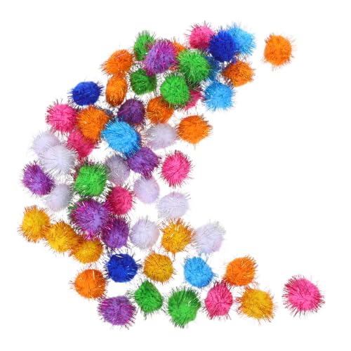 Gatuida 60 Stück Teiliges Katzen Set Interaktive Glitzer Pom Pom Bälle mit Federn Fördert und Bewegung für Drinnen Katzenspielzeug Bundle für Kätzchen und Katzen Gatuida 60 Stück Teiliges Katzen Set Interaktive Glitzer Pom Pom Bälle mit Federn Fördert und Bewegung für Drinnen Katzenspielzeug Bundle für Kätzchen und Katzen von Gatuida