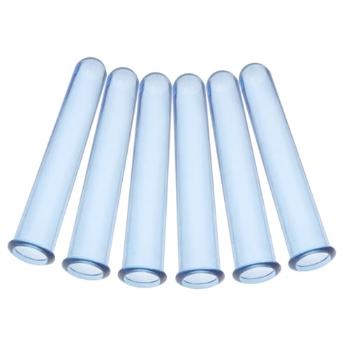 Gatuida 6Stücke Transparente Reagenzglasvasen Für Pflanzenvermehrung Lange Hydrokulturröhren Für Dekorative Tischvase Für Dekoration von Gatuida