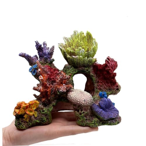 Gatuida Aquarium Dekoration Korallenlandschaft Felsen Ornament Unterwasser Deko mit Glatter Oberfläche Sicher für Fische Langlebig Dekorative Gestaltung für Fischbecken Gatuida Aquarium Dekoration Korallenlandschaft Felsen Ornament Unterwasser Deko mit Glatter Oberfläche Sicher für Fische Langlebig Dekorative Gestaltung für Fischbecken von Gatuida