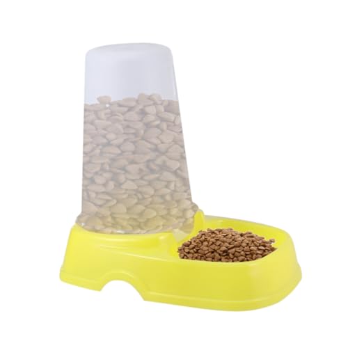 Gatuida Automatischer Futtereimer Futterspender Automatische Hundefutterautomat Pet Feeder Automatische Katzenfutterautomatin Futterautomat für Hunde Futterautomat für Katzen Gelb Gatuida Automatischer Futtereimer Futterspender Automatische Hundefutterautomat Pet Feeder Automatische Katzenfutterautomatin Futterautomat für Hunde Futterautomat für Katzen Gelb von Gatuida