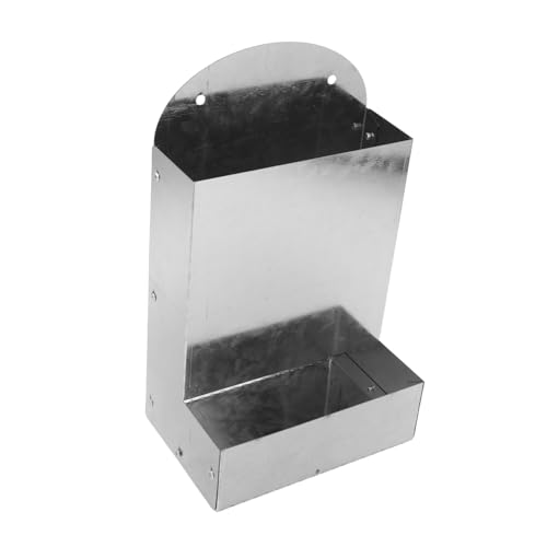 Gatuida Automatischer Hühnerfutterspender Metall mit Großer Kapazität Vertikaler Selbstbedienungs-futtertrog für Hühner Austernschalen Körnerstation Robuste Wandhalterung Nährstoffreiche Gatuida Automatischer Hühnerfutterspender Metall mit Großer Kapazität Vertikaler Selbstbedienungs-futtertrog für Hühner Austernschalen Körnerstation Robuste Wandhalterung Nährstoffreiche von Gatuida