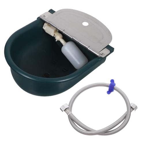 Gatuida Automatischer Tiertrinkwassernapf, Selbstbewässerungstrog, Viehwasserspender mit geflochtenem Schlauch, Pferde- und Viehtränkeschale für Scheunen, Ställe, Bauernhöfe Gatuida Automatischer Tiertrinkwassernapf, Selbstbewässerungstrog, Viehwasserspender mit geflochtenem Schlauch, Pferde- und Viehtränkeschale für Scheunen, Ställe, Bauernhöfe von Gatuida