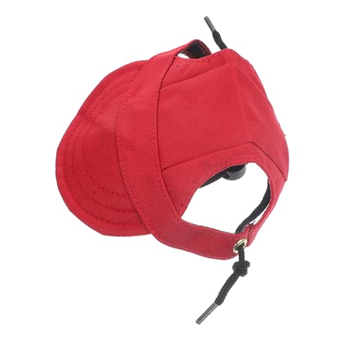 Gatuida Baseballmütze für Kleine Rote Spitzenförmige Kappe Bequeme Kopfbedeckung für Welpen für Outdoor Aktivitäten zur Haut Gatuida Baseballmütze für Kleine Rote Spitzenförmige Kappe Bequeme Kopfbedeckung für Welpen für Outdoor Aktivitäten zur Haut von Gatuida