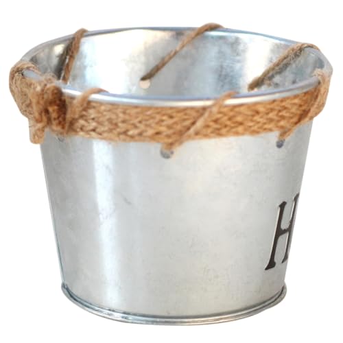 Gatuida Blumenkübel Aus Blech Landhausdekor Retro Vase Töpfe Für Pflanzen Blumentopf Schmuck Retro Blumentopf Metall Blumentopf Eimer Für Frische Blumen Pflanzgefäß Für von Gatuida