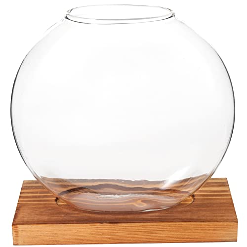 Gatuida Blumentopf Aus Glas Schreibtisch Terrarium Heimdekoration Wasserpflanzer Ornamente Für Vasen Zur Dekoration Kleine Geformte Dekorative Blumenbehälter Dekoration Pflanzen von Gatuida