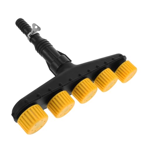 Gatuida Düse Der Bewässerungsmaschine Sprinklerkopf Pflanzenbewässerungspumpe Bauernhof Sprinkler Großer Strahlzerstäuber Garten Sprinkler Gartensprüher Gewächshaus-Sprayer Black Plastik von Gatuida