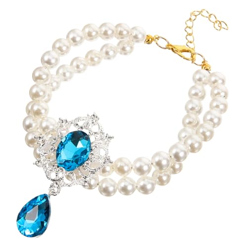 Gatuida Einstellbares Katzenhalsband Aus Halskette Für Haustiere Schmuck Für Kätzchen Und Accessoire Für Partys Und Festivals von Gatuida