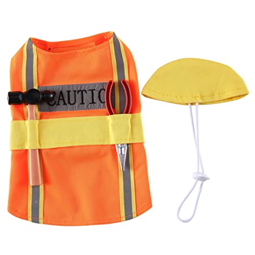 Gatuida Engineer Appearance Hundekleidung Dekoratives Polyester Kostüm für Haustiere Süßes Welpenkostüm für Festivals und Geburtstagsfeiern Geeignet für Drinnen und Draußen XL Oranger Gatuida Engineer Appearance Hundekleidung Dekoratives Polyester Kostüm für Haustiere Süßes Welpenkostüm für Festivals und Geburtstagsfeiern Geeignet für Drinnen und Draußen XL Oranger von Gatuida
