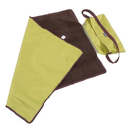 Gatuida Faltbare wasserdichte Outdoor Haustiermatte für Hunde und Katzen Tragbare Leichte Reisedecke aus Hochwertiger Lammwolle und Oxford für Camping und Reisen Grün von Gatuida