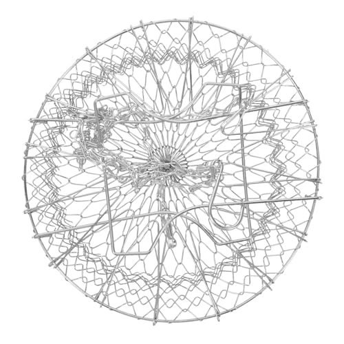 Gatuida Faltbares Hühnchengemüse -hänge -feederkorb Mit Kette Praktischer Metallhähnchenfuttermittel Für Obst Und Behandlungen Praktischer Korb Für Geflügelzubehör Gatuida Faltbares Hühnchengemüse -hänge -feederkorb Mit Kette Praktischer Metallhähnchenfuttermittel Für Obst Und Behandlungen Praktischer Korb Für Geflügelzubehör von Gatuida