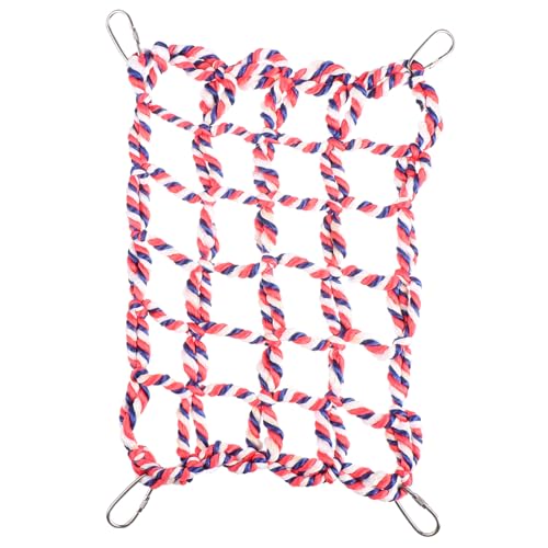 Gatuida Farbiges Kletternetz für Kleintiere und Vögel Langlebiges Sicheres Hängespielzeug zum Klettern und Kauen Geeignet für Papageien Hamster Frettchen und Andere Haustiere Vielseitig Gatuida Farbiges Kletternetz für Kleintiere und Vögel Langlebiges Sicheres Hängespielzeug zum Klettern und Kauen Geeignet für Papageien Hamster Frettchen und Andere Haustiere Vielseitig von Gatuida
