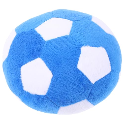 Gatuida Fußball Plüschball Unzerstörbares Kauspielzeug für Kleine Mittlere und Große Interaktives Trainingsspielzeug zur Bindung und Bewegung von Gatuida