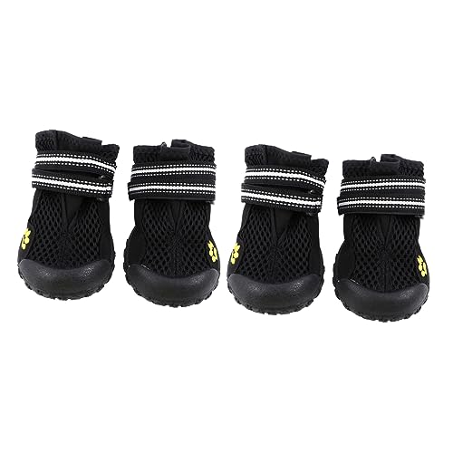 Gatuida Große Hundeschuhe Outdoor Schwarz Netzstoff rutschfeste Hunde Bergschuhe Mountaineering Pfotenschutz für Große Hunde Gatuida Große Hundeschuhe Outdoor Schwarz Netzstoff rutschfeste Hunde Bergschuhe Mountaineering Pfotenschutz für Große Hunde von Gatuida