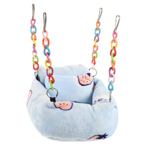 Gatuida Hängematte Für Kleintiere Bequeme Schlafhöhle Für Hamster Chinchillas Und Meerschweinchen Für Käfige Mit Buntem Design Mit Erdbeeren von Gatuida