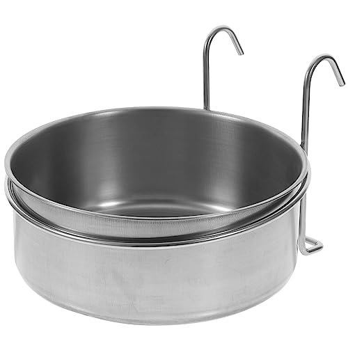 Gatuida Hängende Haustierschüssel Außennapf Für Welpe Papageienfutter Für Käfig Verschütten Trinkbecher Für Haustiere Futterspender Schüsseln Essen Silver Rostfreier Stahl Gatuida Hängende Haustierschüssel Außennapf Für Welpe Papageienfutter Für Käfig Verschütten Trinkbecher Für Haustiere Futterspender Schüsseln Essen Silver Rostfreier Stahl von Gatuida