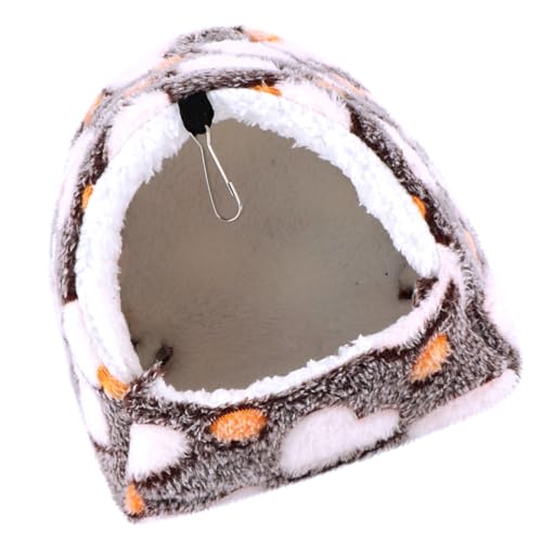 Gatuida Hängendes Hamsterbett mit Haken Winterfestes Warmes Nest für Kleine Haustiere Wie Hamster und Chinchillas für Käfige und Haustierbedarf von Gatuida