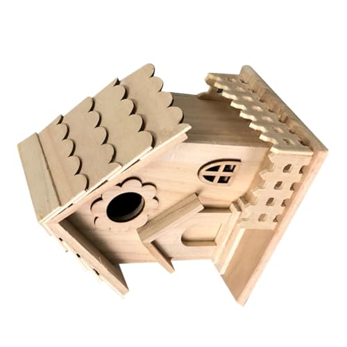 Gatuida Hängendes Holzvogelhaus Dekoratives für Garten Wohnung und Büro Einzigartiges Kunsthandwerk Langlebig und Leicht Aufhängen und Verschenken Gatuida Hängendes Holzvogelhaus Dekoratives für Garten Wohnung und Büro Einzigartiges Kunsthandwerk Langlebig und Leicht Aufhängen und Verschenken von Gatuida