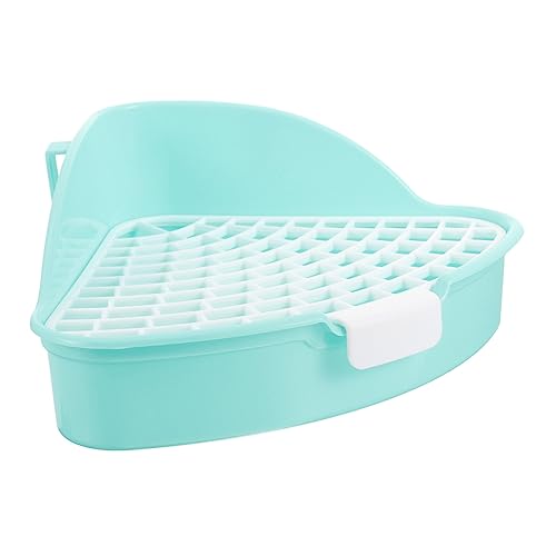 Gatuida Häschen Haustiertoilette Haustier-Toiletten-Töpfchen-Trainer WC-Ablage Wurf kaninchentoilette kaninchenklo Hasen-Katzentoilette Haustiertoilette aus Kunststoff Plastik Sky-Blue Gatuida Häschen Haustiertoilette Haustier-Toiletten-Töpfchen-Trainer WC-Ablage Wurf kaninchentoilette kaninchenklo Hasen-Katzentoilette Haustiertoilette aus Kunststoff Plastik Sky-Blue von Gatuida