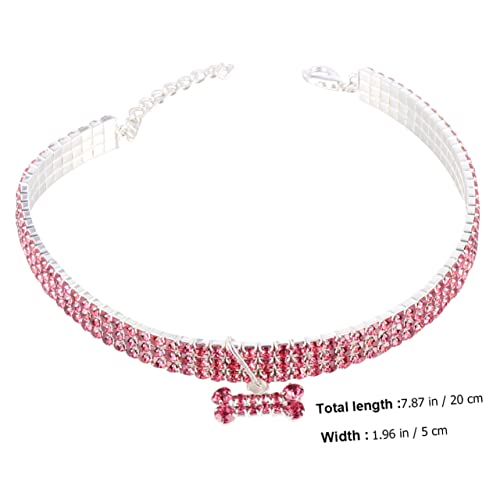 Gatuida Halsband für Haustiere mit Funkelnden Strasssteinen Verstellbares Design für Kleine S Material für Optimalen Outdoor Aktivitäten Haustierbedarf für Einen von Gatuida