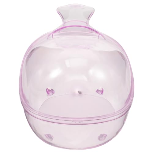 Gatuida Hamster Badewanne Transparente Hamster Toilette mit Sicherem Material für Kleintiere Sandbad und Meerschweinchen Leicht zu Reinigen Fördert Baden von Gatuida