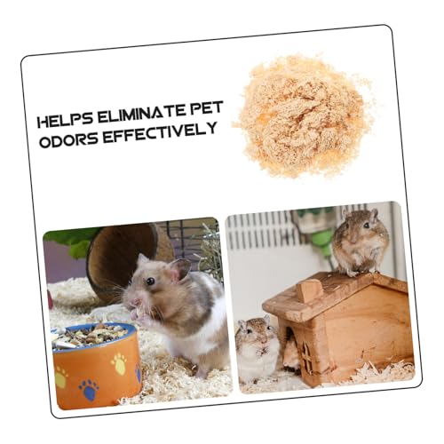 Gatuida Hamster Einstreu Holzspäne Wiederverwendbare Kleintierstreu für Kaninchen Meerschweinchen Reptilien mit Hoher Saugfähigkeit und Sicherem Material von Gatuida