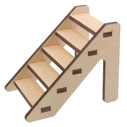 Gatuida Hamster Holzleiter Für Meerschweinchen Kletterspielzeug Aus Holz Für Nager Mittelgroße Für Hamster Und Und Langlebig Tierbedarf Für Kleintiere von Gatuida