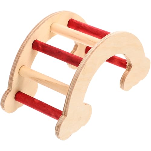 Gatuida Holz Hamsterleiter Spielzeug Multifunktionale Kletterspielzeug für Meerschweinchen und Zwerghamster Kreative Haustierleiter Kauspielzeug Sicher und Langlebig für Käfigdekoration Gatuida Holz Hamsterleiter Spielzeug Multifunktionale Kletterspielzeug für Meerschweinchen und Zwerghamster Kreative Haustierleiter Kauspielzeug Sicher und Langlebig für Käfigdekoration von Gatuida
