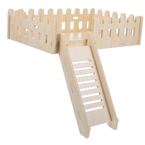 Gatuida Hamster Kletterplattform aus Massivem Holz mit Leiter Beißfestes Kleintierspielzeug für Hamster und Meerschweinchen Stabile Ruhe Spielplattform für Käfige Fördert Aktivität und Gatuida Hamster Kletterplattform aus Massivem Holz mit Leiter Beißfestes Kleintierspielzeug für Hamster und Meerschweinchen Stabile Ruhe Spielplattform für Käfige Fördert Aktivität und von Gatuida