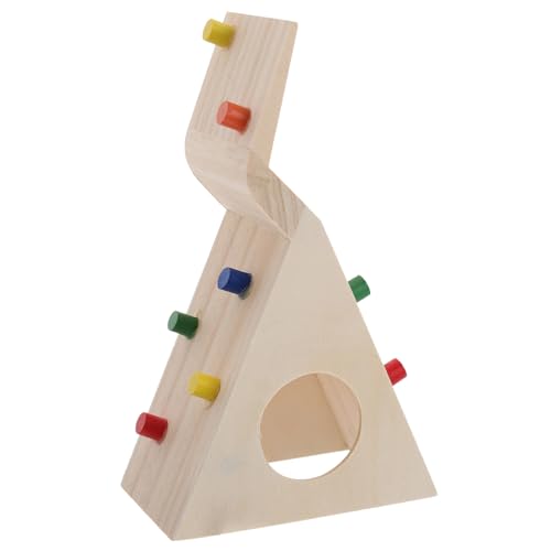 Gatuida Hamster Kletterspielzeug Holzhaus Mehrzweck Aktivitätshütte für Kleine Haustiere Wie Hamster Ratten Geeignet Langlebig und Praktisch von Gatuida