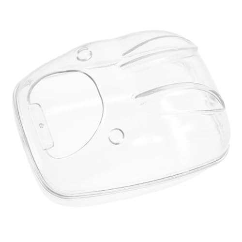 Gatuida Hamster Sandbad Box Mittelgroß Transparent Mehrzweck Hamsterbadewanne Toiletten und Sandbadebox für Chinchilla Rennmaus und Kleintiere Leicht Zu Reinigen und Wartungsfreundlich von Gatuida