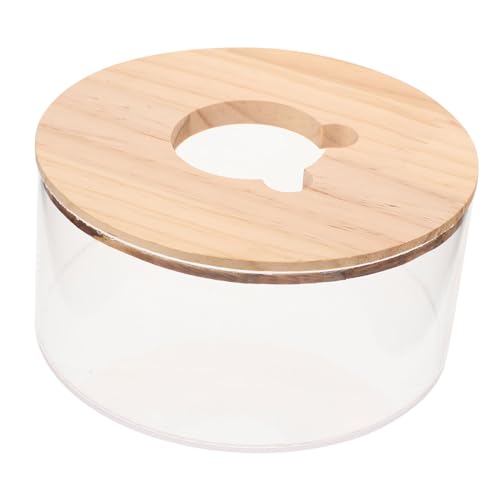 Gatuida Hamster Toilette mit Deckel Transparente Sandbadbox für Kleine Haustiere Badezimmer für Hamster und Chinchillas Nutzung für Baden und Toiletteneinsatz Gatuida Hamster Toilette mit Deckel Transparente Sandbadbox für Kleine Haustiere Badezimmer für Hamster und Chinchillas Nutzung für Baden und Toiletteneinsatz von Gatuida