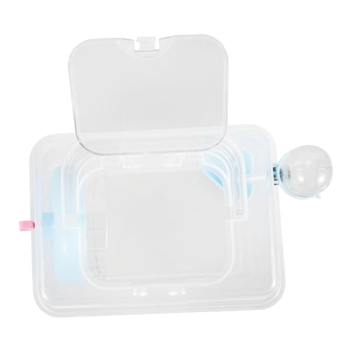 Gatuida Hamster Transportbox Transparent Kleintierkäfig Tragbar Leicht Sicher Für Hamster Meerschweinchen Außengehege Kleine Tiere Reisebox Gatuida Hamster Transportbox Transparent Kleintierkäfig Tragbar Leicht Sicher Für Hamster Meerschweinchen Außengehege Kleine Tiere Reisebox von Gatuida