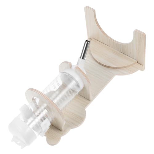 Gatuida Hamster Trinkflasche mit Ständer aus Holz Auslaufsichere Kleintiertränke für Kaninchen und Meerschweinchen Stabiler Wasserspenderhalter für Kleine Tiere Platzsparend und Langlebig Gatuida Hamster Trinkflasche mit Ständer aus Holz Auslaufsichere Kleintiertränke für Kaninchen und Meerschweinchen Stabiler Wasserspenderhalter für Kleine Tiere Platzsparend und Langlebig von Gatuida
