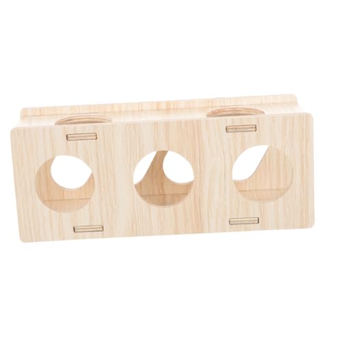 Gatuida Hamster Tunnel Holzspielzeug Versteck Multifunktional Kleintier Übungstunnel für Hamster und Meerschweinchen Langlebig Sicher mit Entdeckungsmöglichkeiten für Haustiere Gatuida Hamster Tunnel Holzspielzeug Versteck Multifunktional Kleintier Übungstunnel für Hamster und Meerschweinchen Langlebig Sicher mit Entdeckungsmöglichkeiten für Haustiere von Gatuida