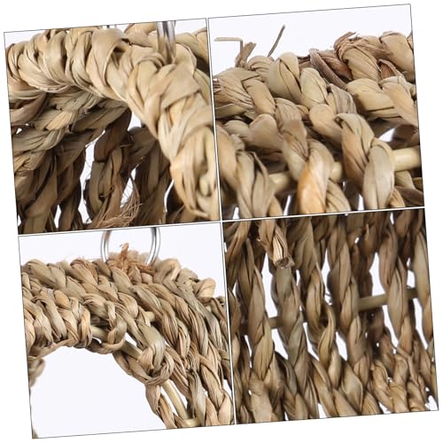 Gatuida Hamster Tunnel aus Natürlichem Material mit Hängenden Ketten Langlebiges Kleintier Habitat und Nest Versteck und Spielplatz für Hamster Mäuse und Kleine Igel Gatuida Hamster Tunnel aus Natürlichem Material mit Hängenden Ketten Langlebiges Kleintier Habitat und Nest Versteck und Spielplatz für Hamster Mäuse und Kleine Igel von Gatuida