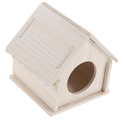 Gatuida Hamster Versteck aus Holz Kleines Meerschweinchen Haus mit Kletterplattform Natürlicher Rückzugsort für Chinchilla und Zwerghamster Geräumiges Langlebiges Kleintier Holzversteck Gatuida Hamster Versteck aus Holz Kleines Meerschweinchen Haus mit Kletterplattform Natürlicher Rückzugsort für Chinchilla und Zwerghamster Geräumiges Langlebiges Kleintier Holzversteck von Gatuida