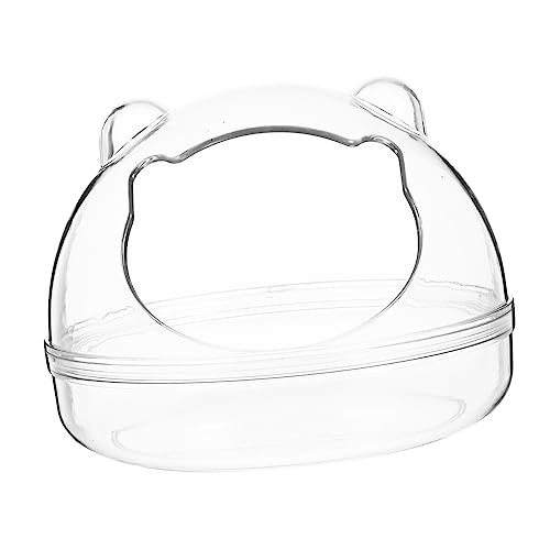 Gatuida Hamsterbadewanne Aus Abnehmbarer Sandkasten Für Hamsterbadezimmer Externes Bad Für Kleintiere von Gatuida