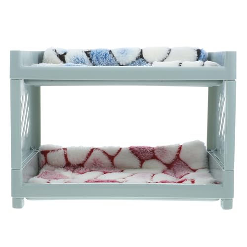 Gatuida Hamsterbett mit Decke Abnehmbares Komfortables Versteck für Kleintiere Kuscheliges Nest für Hamster Kaninchen Meerschweinchen Pflegeleichtes Rückzugsort Nordisches Zufällige Farbe von Gatuida