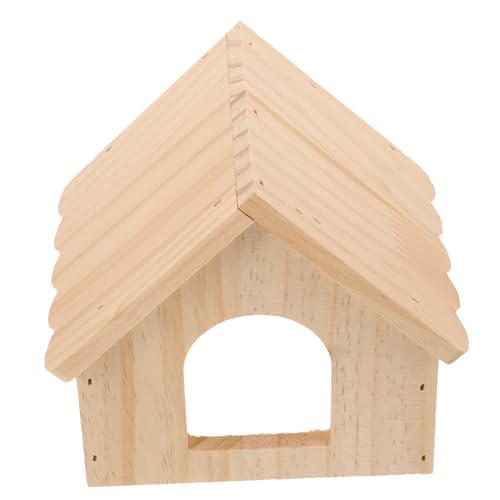 Gatuida Hamsterhaus Holz Rückzugsort Ganzjährig Nutzbar Sicher und Robust Kleintier Versteck Spielhaus für Zwerghamster und Meerschweinchen Gatuida Hamsterhaus Holz Rückzugsort Ganzjährig Nutzbar Sicher und Robust Kleintier Versteck Spielhaus für Zwerghamster und Meerschweinchen von Gatuida