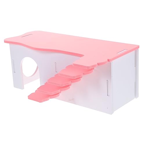Gatuida Hamsterhaus Mit Treppe Stöckiges Versteck Für Hamster Und Meerschweinchen Plastikspielzeug Lebensraum Für Kleintiere von Gatuida