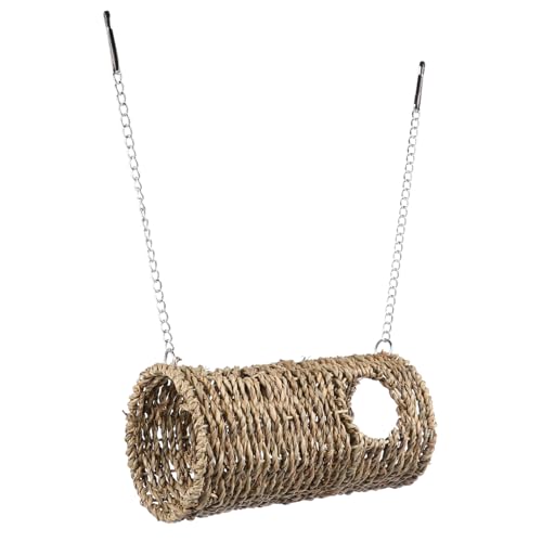 Gatuida Hamsterhaus mit Hängeketten Langlebiger Hamstertunnel und Nest Mehrkammeriges Haustierversteck für Kleine Nager zum Verstecken und Schlafen Fördert Bewegung im Käfig Gatuida Hamsterhaus mit Hängeketten Langlebiger Hamstertunnel und Nest Mehrkammeriges Haustierversteck für Kleine Nager zum Verstecken und Schlafen Fördert Bewegung im Käfig von Gatuida